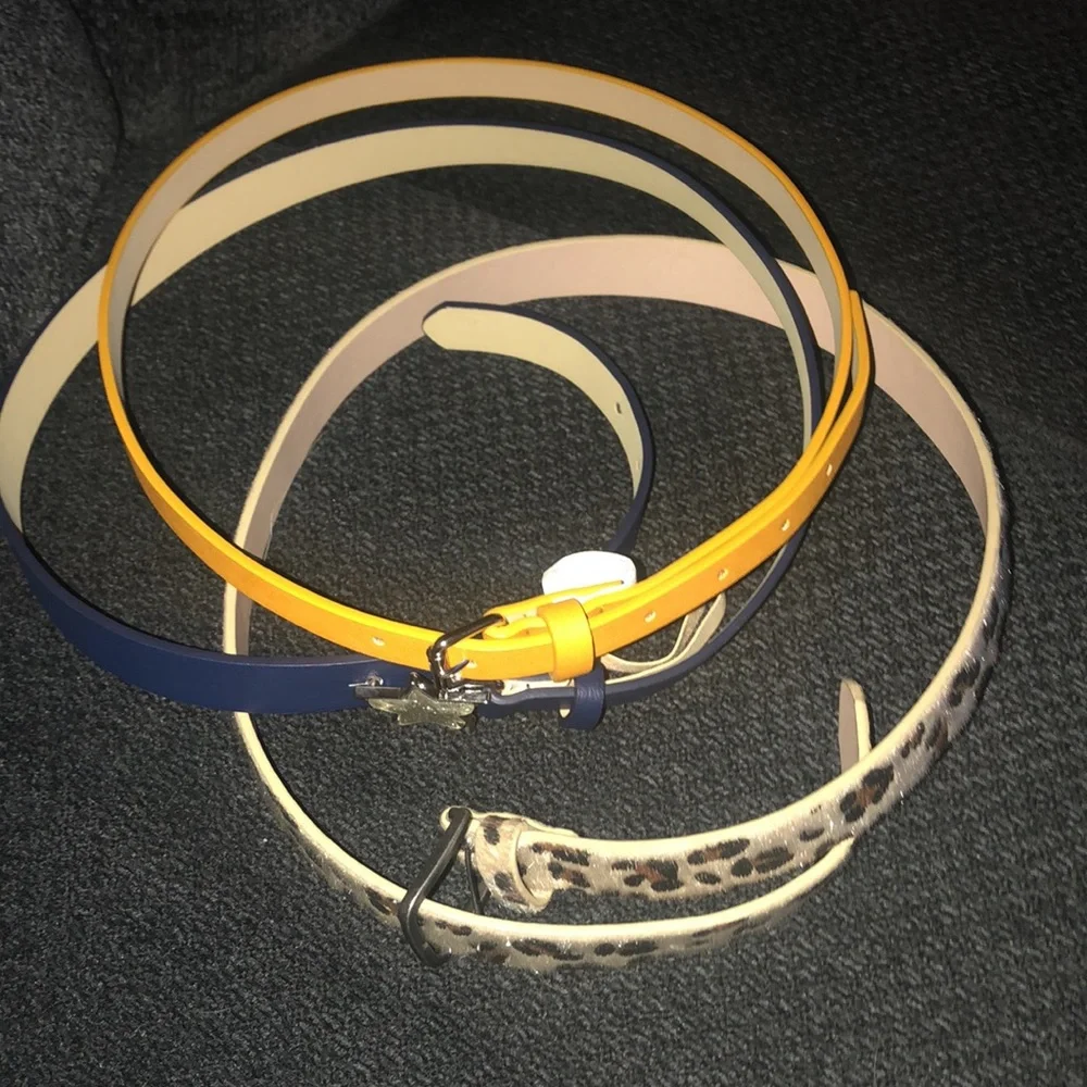 Bundle of 3 girl belts - can be xsmall for women